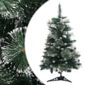 Miniatyrbild 2 av 7: Julgranar - Living Plastgran med fot grön och vit 60 cm PVC