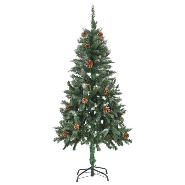 Joulukuuset - Living Joulukuusi esivalaistu palloilla ja kävyillä 150 cm