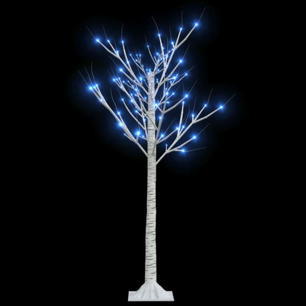 Joulukuuset - Living Joulukuusi 120 LED 1,2 m sininen paju ulos/sisälle
