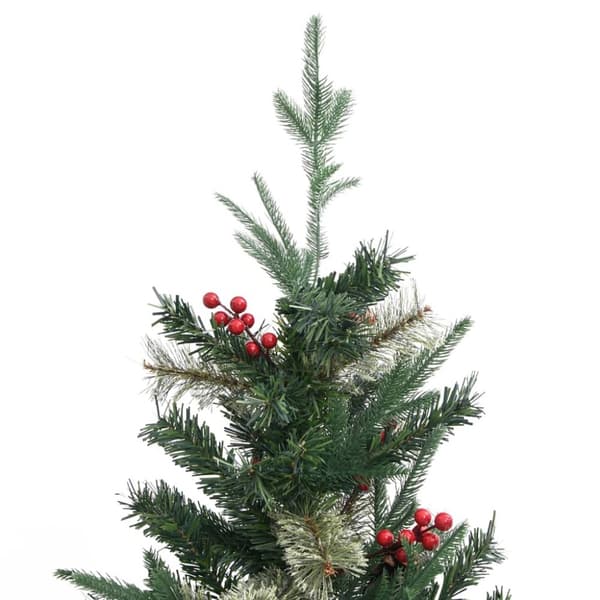 Joulukuuset - Living Tekojoulukuusi kävyillä vihreä 225 cm PVC ja PE