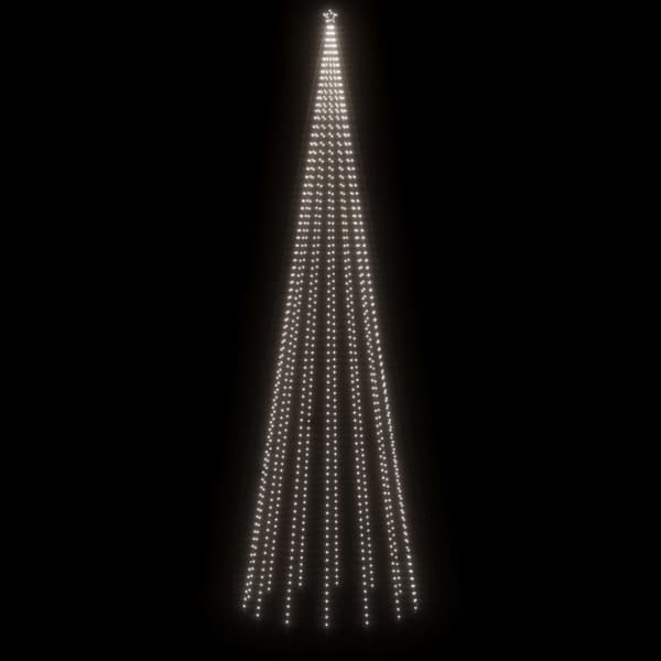 Joulukuuset - Living Joulukuusi piikillä 1134 kylmän valkoista LED-valoa 800 cm