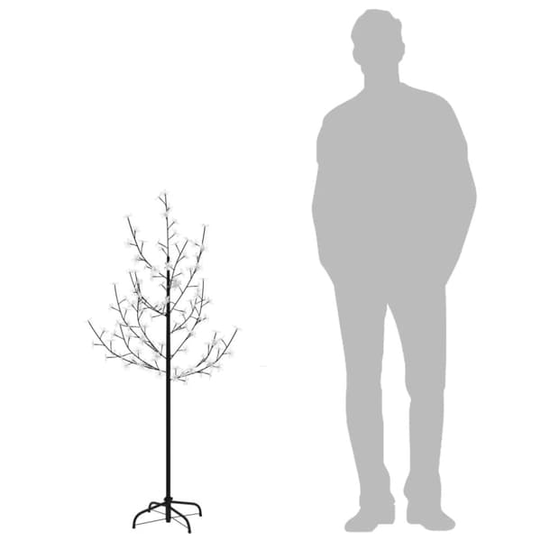 Julgranar - Living Körsbärsträd med LED varmvit 84 lysdioder 120 cm