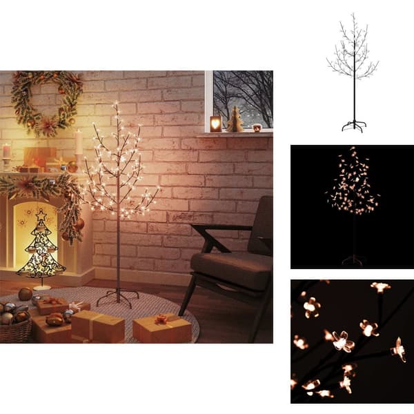 Julgranar - Living Körsbärsträd med LED varmvit 84 lysdioder 120 cm