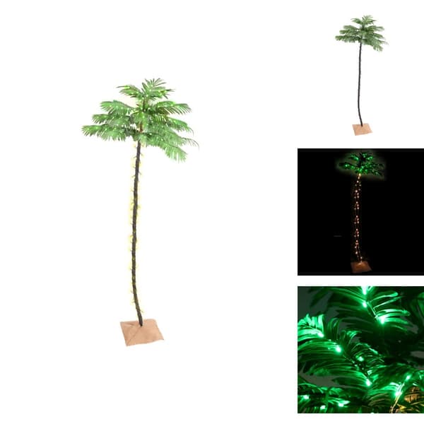 Julgranar - Living Palmträd med LED varmvit 252 LEDs 400 cm