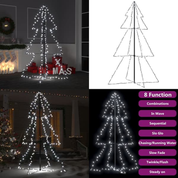Ljuskon för julgran 200 LEDs inne/ute 98x150 cm - Julgransbelysning - Julbelysning - Home & Living