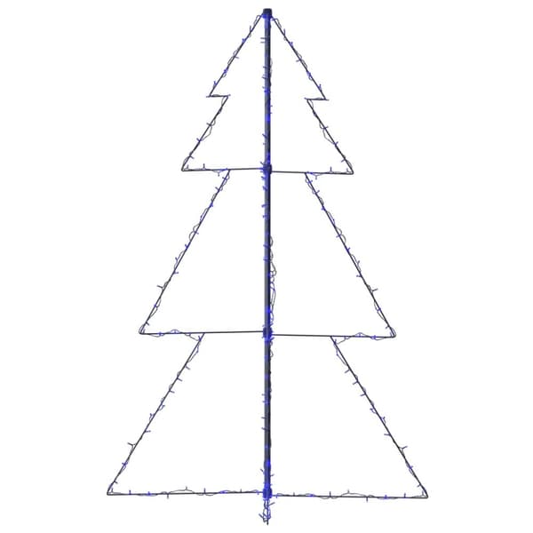 Lysende juletræ 98x150 cm 200 LED'er indendørs/udendørs - Kegleformet Juletræ - Kegleformede Juletræer - Home & Living