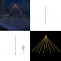 Miniatyrbillede 1 af 9: Juletræ vandfaldseffekt indendørs/udendørs 576 LED-lys 3,6 m - LED-lysjuletræ - LED-lysjuletræer - Home & Living