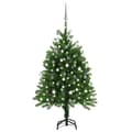 Pikkukuva 2 / 11: Tekojoulukuusi palloilla esivalaistu 120 cm vihreä - Joulukuusi - Joulukuuset - Home & Living