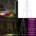 Pikkukuva 1 / 9: Kartiojoulukuusi 240 LED-valoa sisä-/ulkokäyttöön 118x180 cm - Kartionmallinen Joulukuusi - Kartionmalliset Joulukuuset - Home & Living