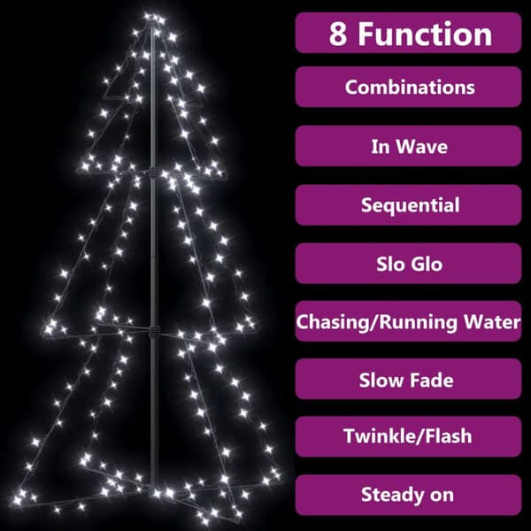Ljuskon för julgran 160 LED inne/ute 78x120 cm - Julgransbelysning - Julbelysning - Home & Living