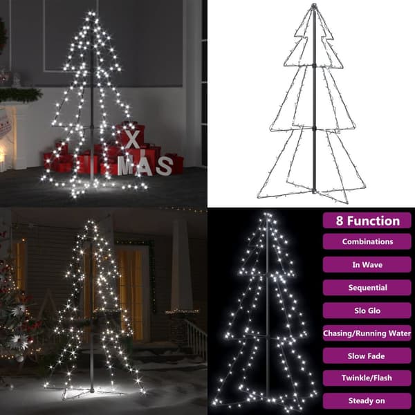 Ljuskon för julgran 160 LED inne/ute 78x120 cm - Julgransbelysning - Julbelysning - Home & Living
