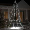 Pikkukuva 2 / 8: Kartiojoulukuusi 360 -LED-valoa sisä/ulkokäyttöön 143x250 cm - Kartionmallinen Joulukuusi - Kartionmalliset Joulukuuset - Home & Living