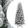 Miniatyrbild 1 av 2: Plastgran med snö 240 cm PVC&PE
