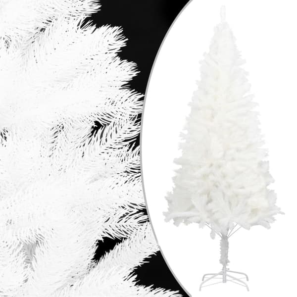 Plastgran verklighetstrogna barr vit 240 cm