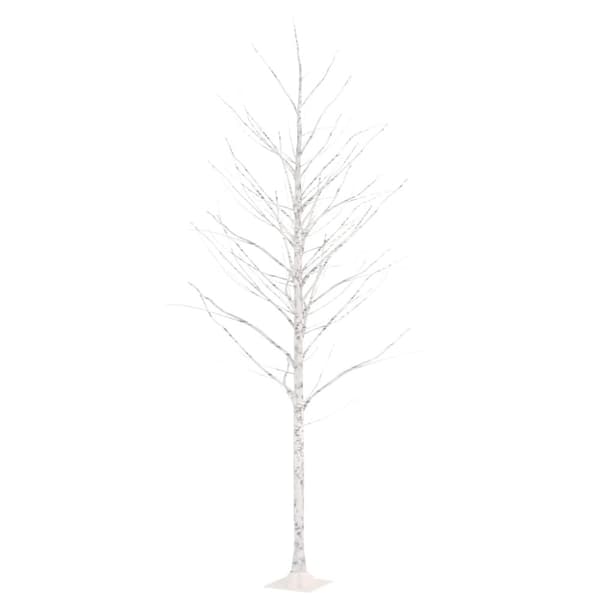 Björkträd med LED varmvit 240 LEDs 300 cm