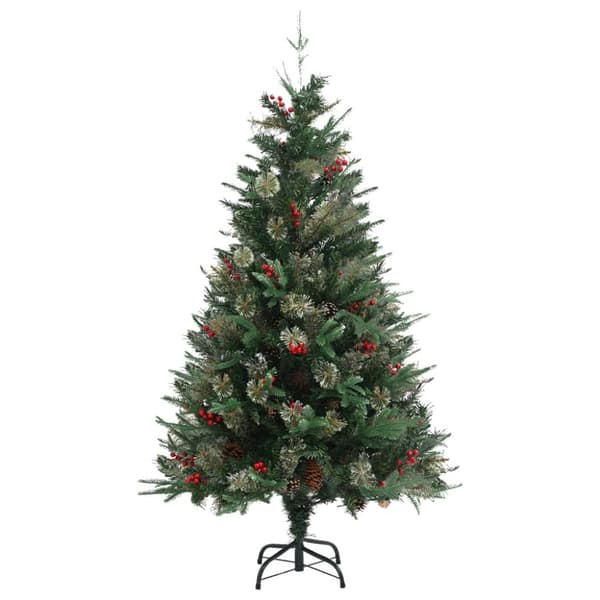 Plastgran och kottar grön 150 cm PVC&PE