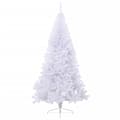 Miniatyrbild 2 av 2: Halv plastgran med fot vit 210 cm PVC