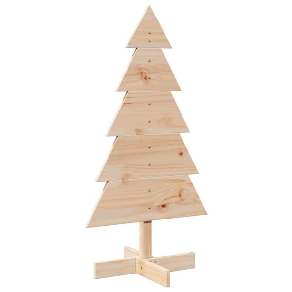 Julgran trä 100 cm massiv furu