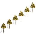 Miniatyrbild 1 av 2: Julgranar för trädgårdsgång 6 st varmvit LED 45 cm PVC