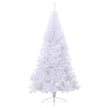 Miniatyrbild 2 av 2: Halv plastgran med fot vit 180 cm PVC