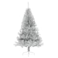 Miniatyrbild 2 av 2: Halv plastgran med fot silver 180 cm PET