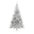 Miniatyrbild 2 av 2: Halv plastgran med fot silver 240 cm PET