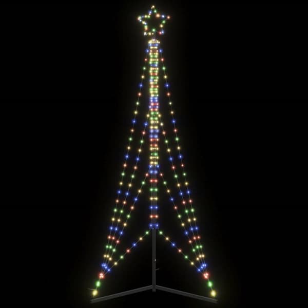 Julgransbelysning 483 LEDs färgglad 240 cm
