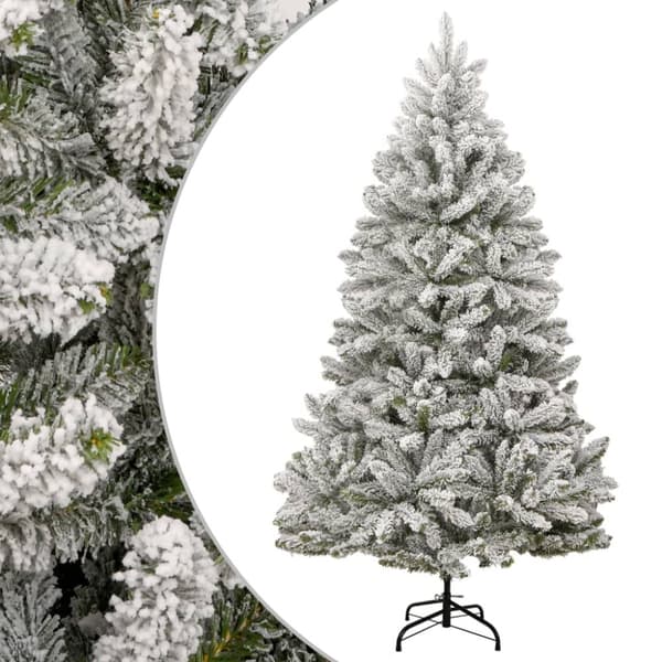 Plastgran med snö gångjärn 300 cm