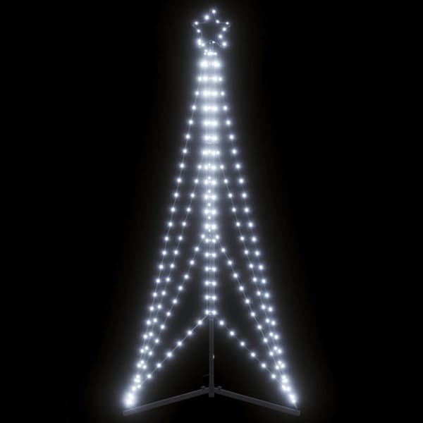 Julgransbelysning 363 LEDs kallvit 182 cm