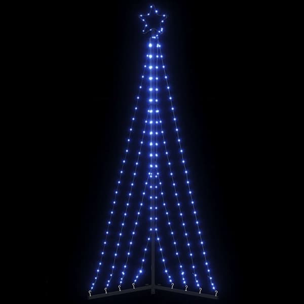 LED julgran 339 LEDs blå 187 cm