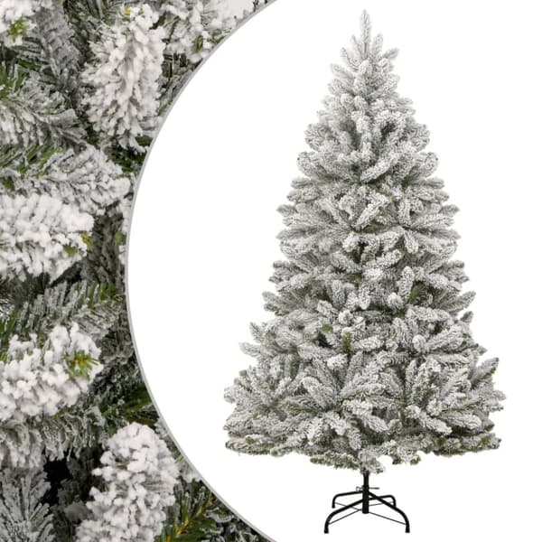 Plastgran med snö gångjärn 270 cm