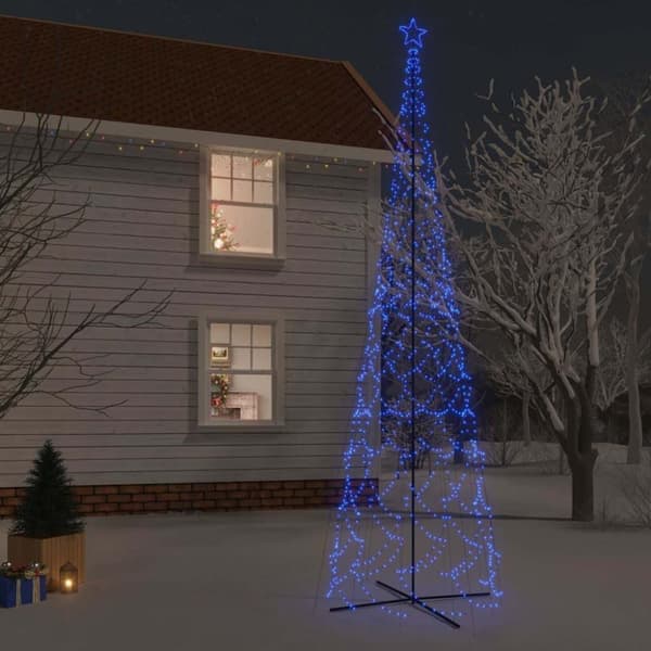 Julgranskon blå 3000 LEDs 230x800 cm
