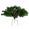 Miniatyrbild 2 av 2: Belyst plastgran grön 40 cm PVC