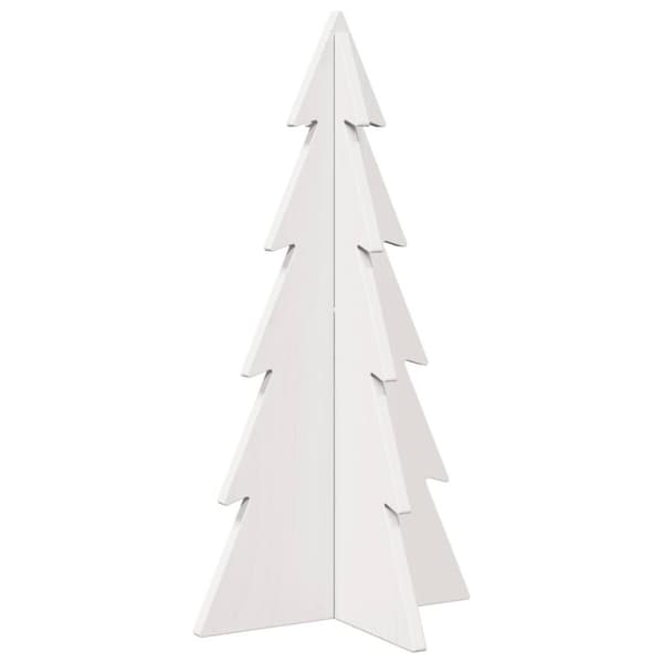 Julgran trä vit 59,5 cm massiv furu