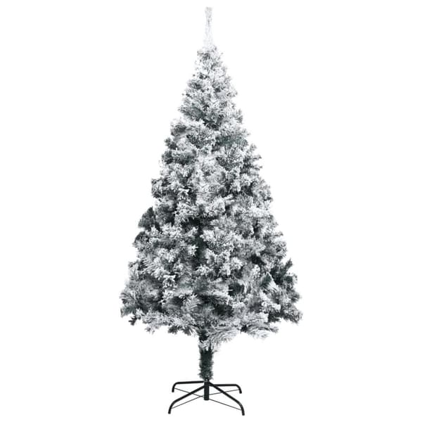 Plastgran med snö grön 400 cm PVC