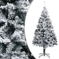 Miniatyrbild 1 av 2: Plastgran med snö grön 400 cm PVC