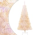 Miniatyrbild 1 av 2: Plastgran med regnbågsskimrande grenar vit 240 cm PVC