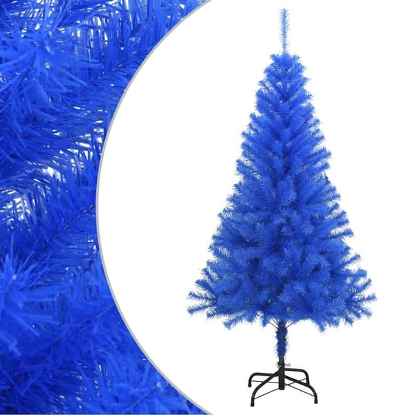 Plastgran med fot blå 120 cm PVC