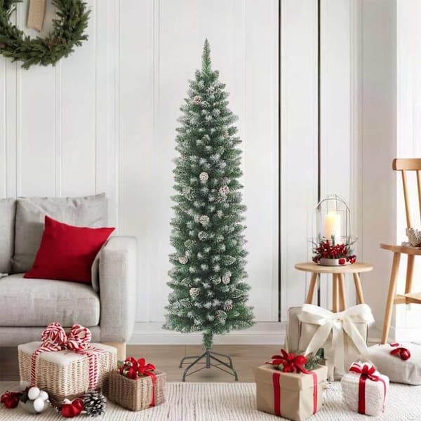 Smal plastgran med fot 180 cm PVC