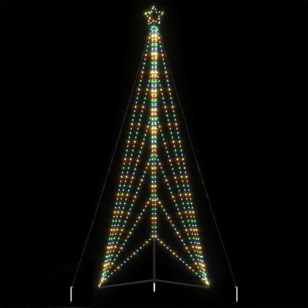 Julgransbelysning 861 LEDs färgglad 478 cm