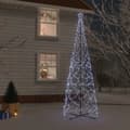 Miniatyrbild 1 av 2: Julgranskon kallvit 1400 LEDs 160x500 cm