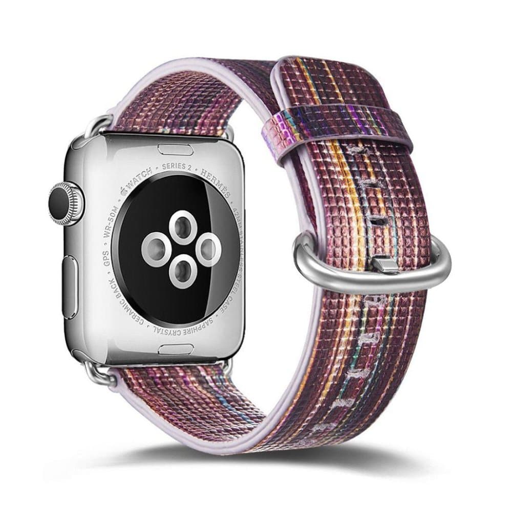 Apple Watch 38mm urrem i ægte læder - Style H