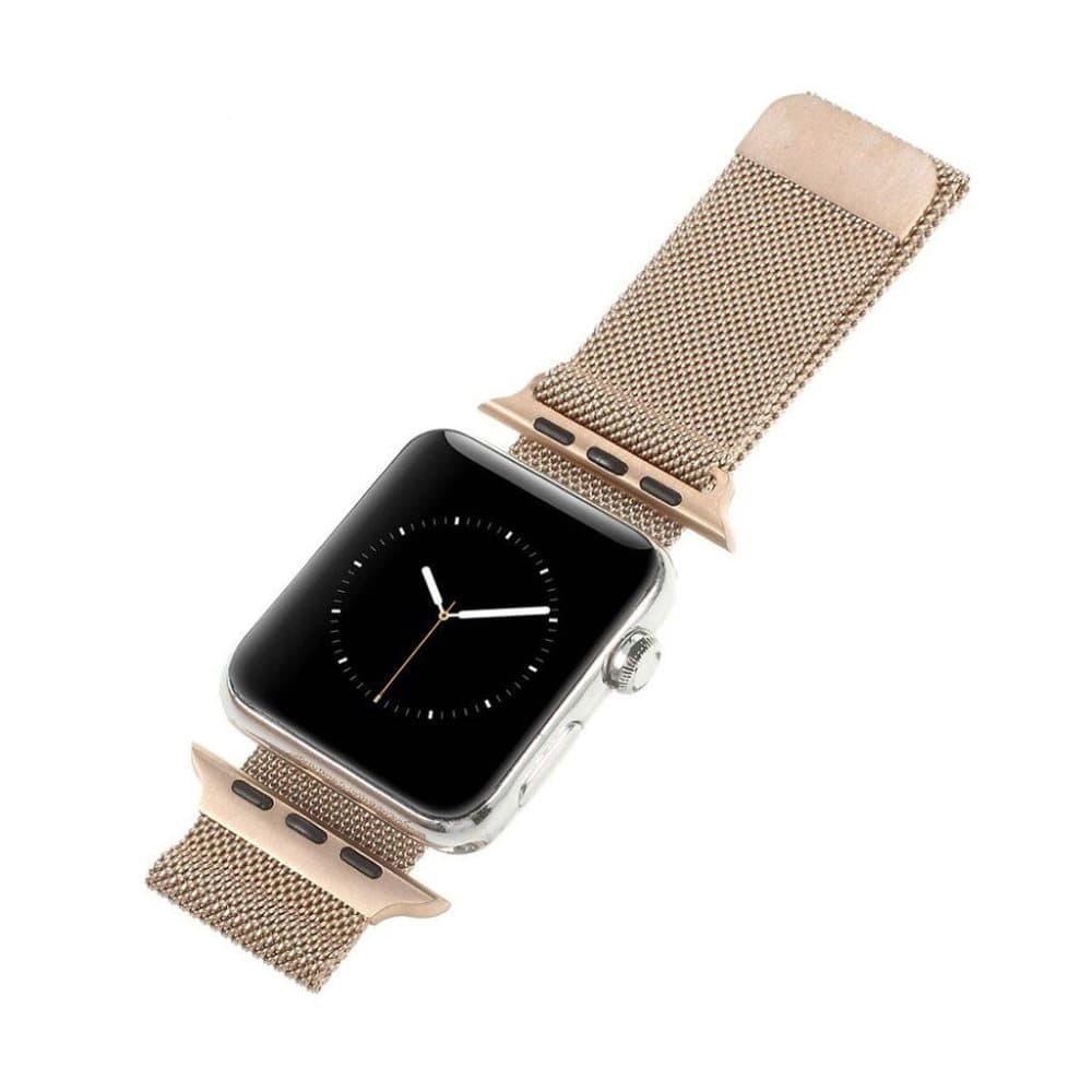 Apple Watch 38mm urrem i rustfri stål - Rosa/guld