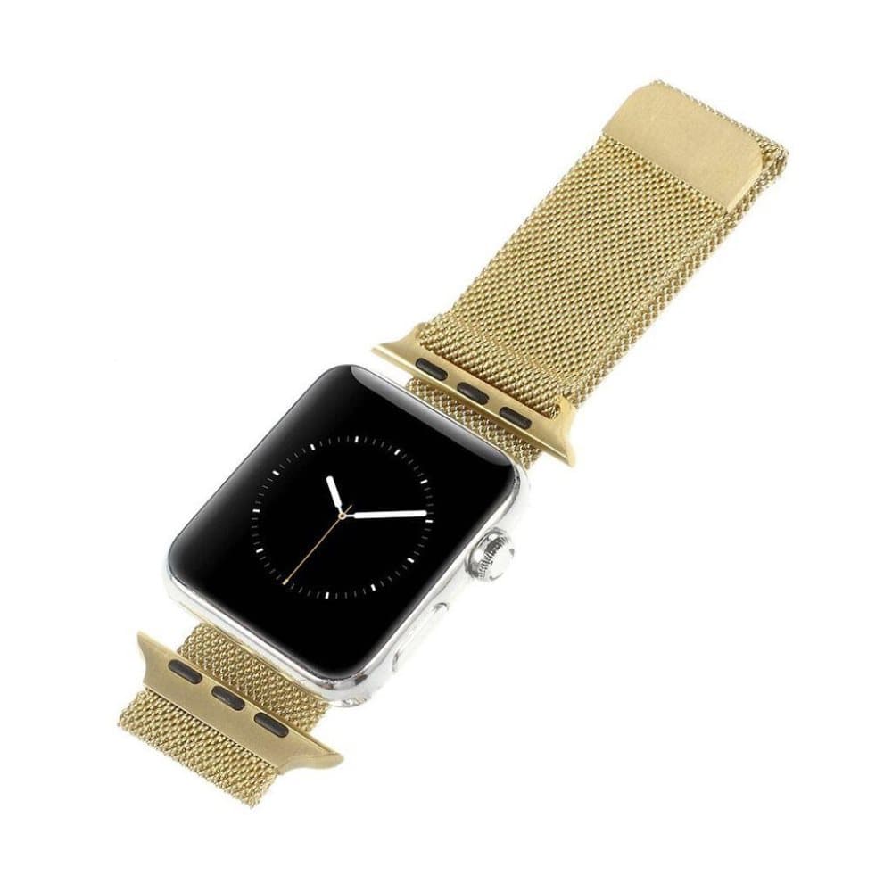 Apple Watch 38mm urrem i rustfri stål - Champagne guld