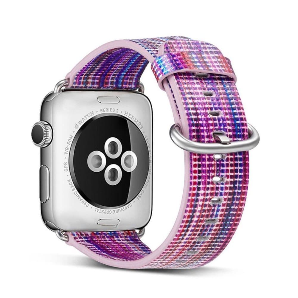 Apple Watch 38mm urrem i ægte læder - Style B