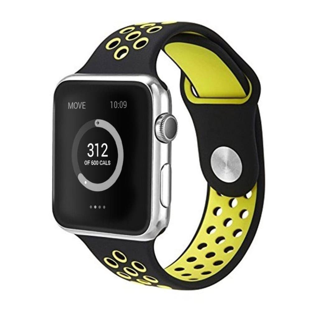 Apple Watch 42mm design ranneke - Keltainen