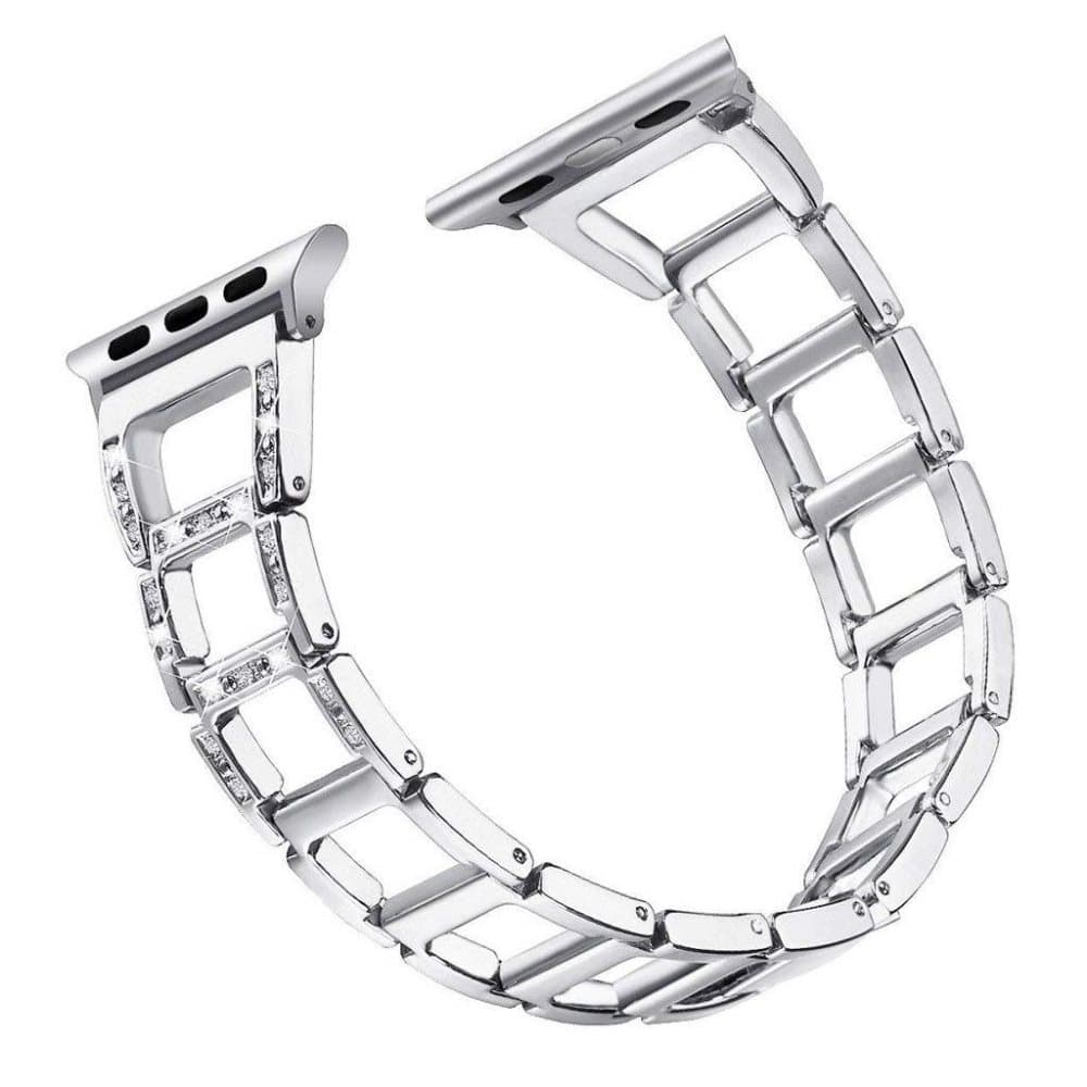Apple Watch 42mm erstatnings urrem i stainless stål med bjer