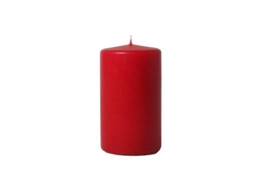 Bloklys Ø60x120 mm Brændetid 40 timer Rubinrød,12 stk/krt