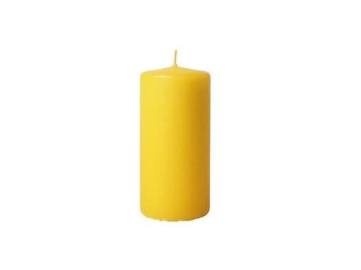 Bloklys Ø60x180 mm Brændetid 60 timer Gul,12 Stk/krt