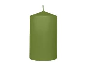 Bloklys Ø6xH13cm Brændetid 30 timer Leaf Green,2 pk x 6 stk/krt